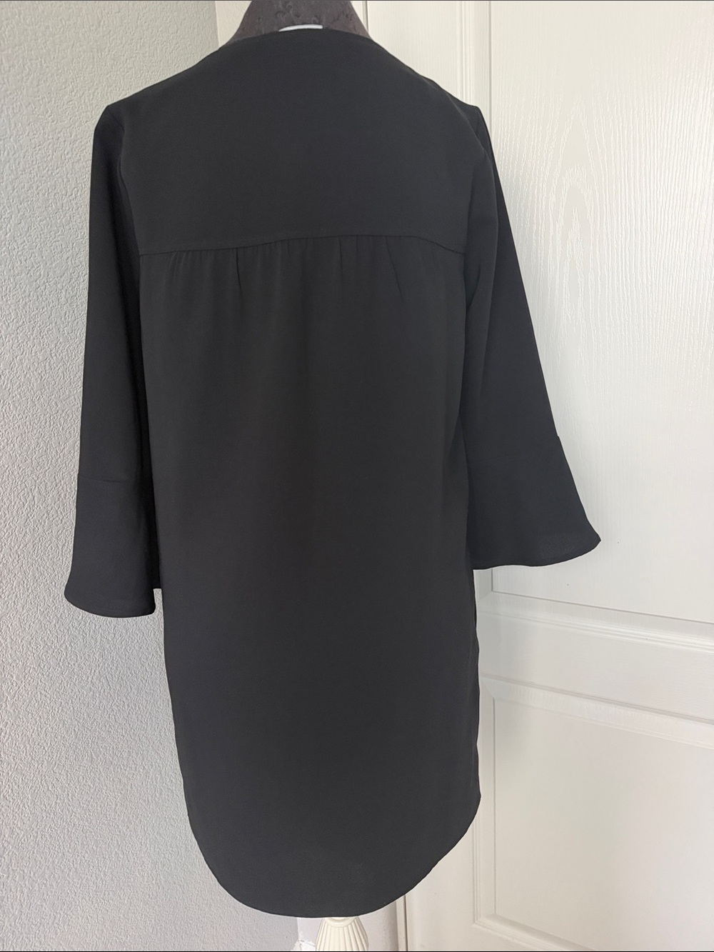 Madewell Starland Black Long-Sleeve Shift Dress Size Small - Picture 5 of 11